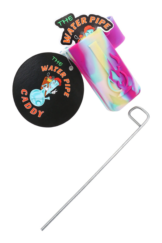 The Water Pipe Caddy Silicone Bong Accessory – Glow in the Dark