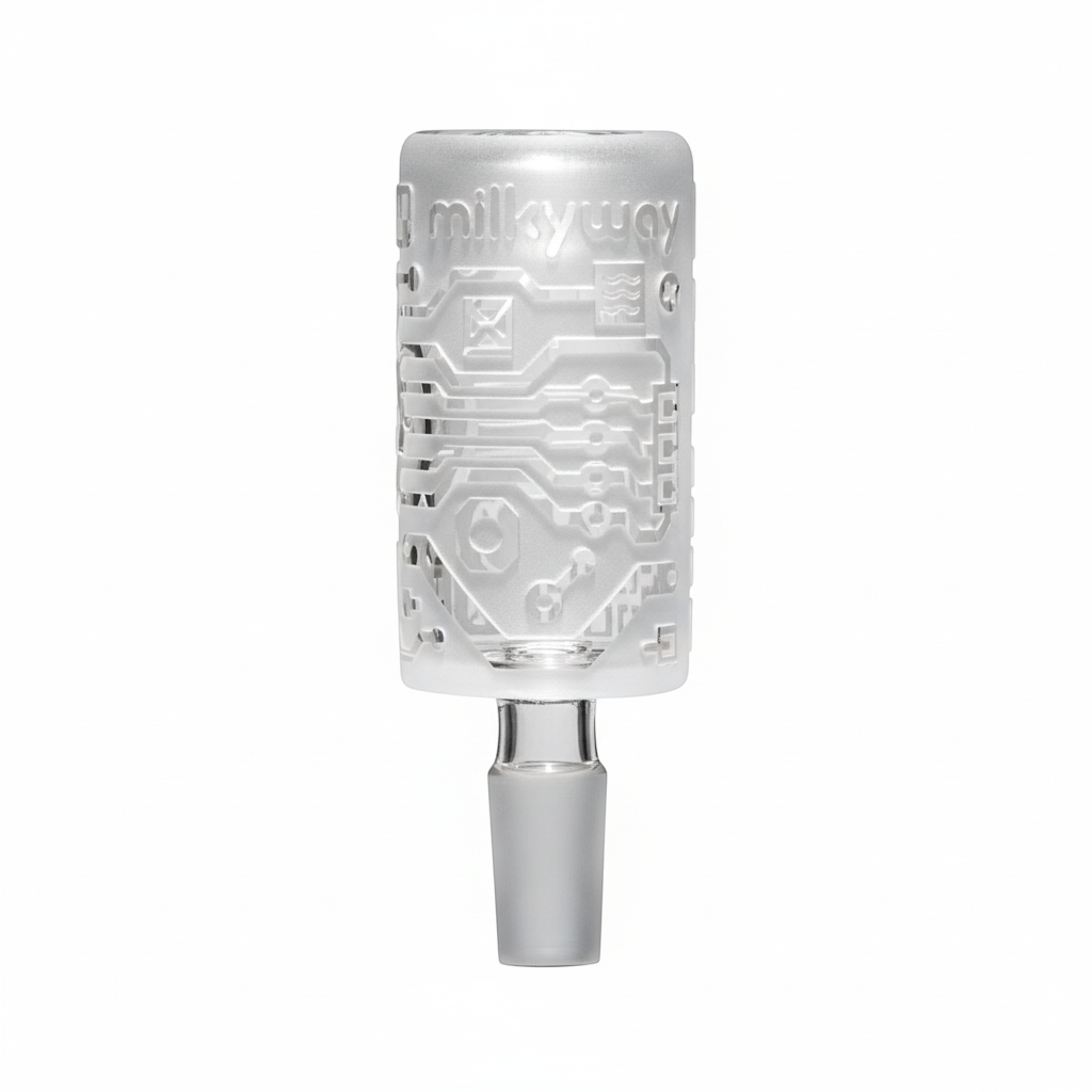 Circuitboard Clear Long Bowl