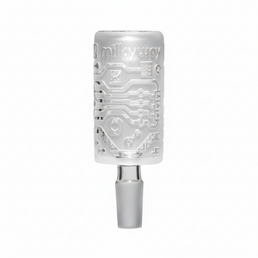 Circuitboard Clear Long Bowl
