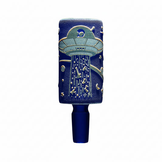 Extraction in Color Dark Blue + Frit Long Bowl