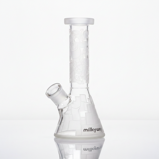 Maya Fort 7.5" Clear Mini Beaker Bong