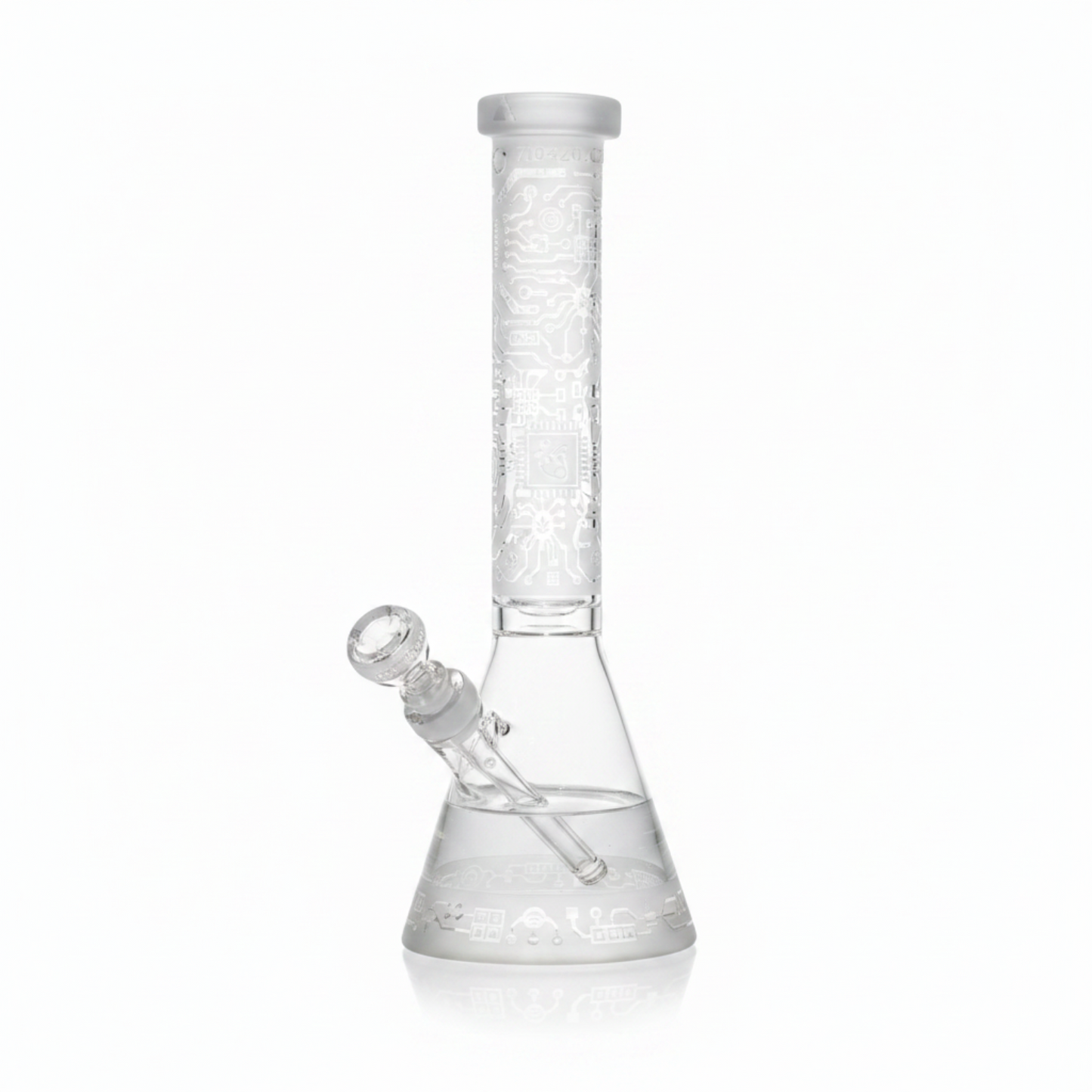 Circuitboard 15" Clear Beaker Bong