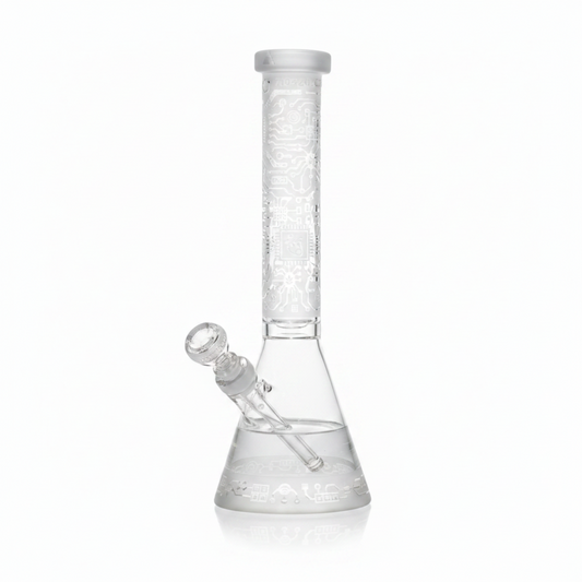 Circuitboard 15" Clear Beaker Bong