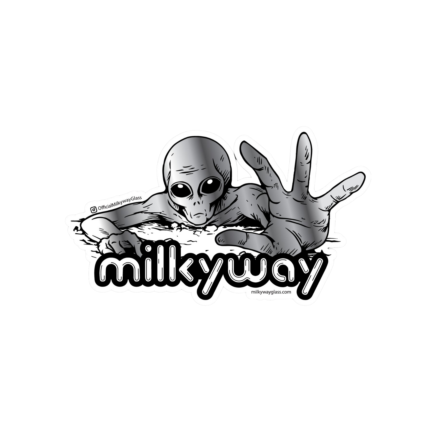 Roswell B (Alien) Sticker