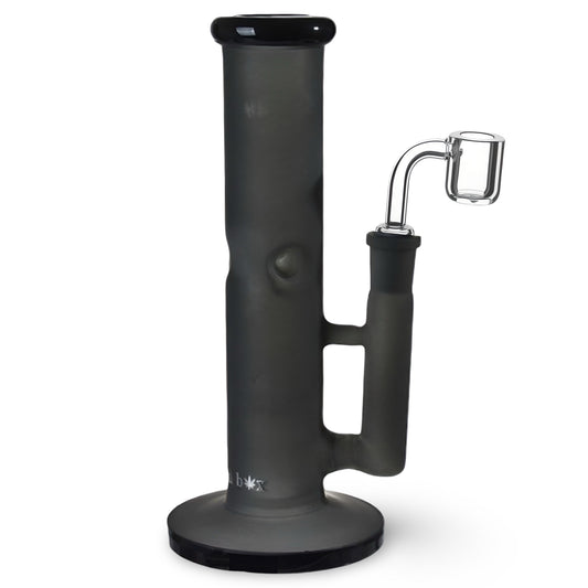The Weed Box 8" Straight Dab Rig - Matte Gray