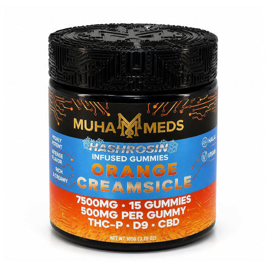 Muha Meds Hash Rosin Infused Gummies - 7500mg