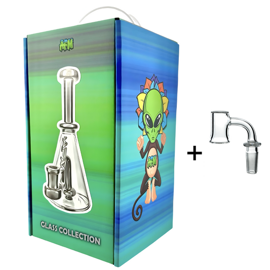 7" AFM Drop Glass Mini Dab Rig