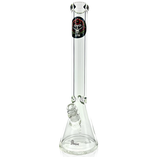 AFM 18" OG 2.0 Clear Glass Beaker Bong – 9mm