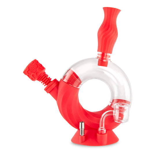 Ooze Ozone 4-in-1 Hybrid Silicone & Glass Water Pipe