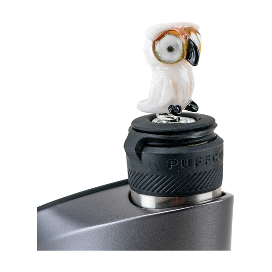Empire Glassworks Owl-Themed Puffco Peak Pro Carb Cap