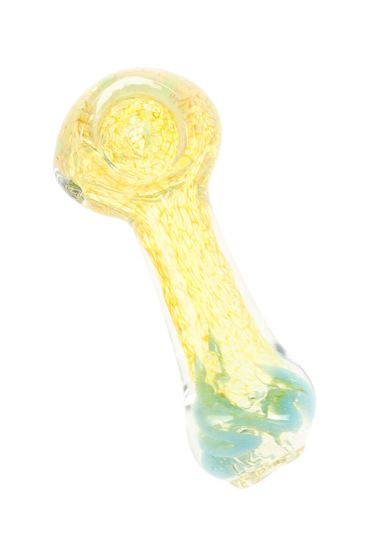 Fumed Color-Changing Spoon Pipe “Pocket Glow” – 3″ – Assorted Colors