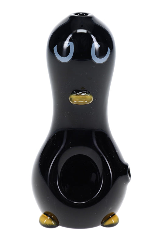 Goody Glass Penguin Glass Hand Pipe – 4″