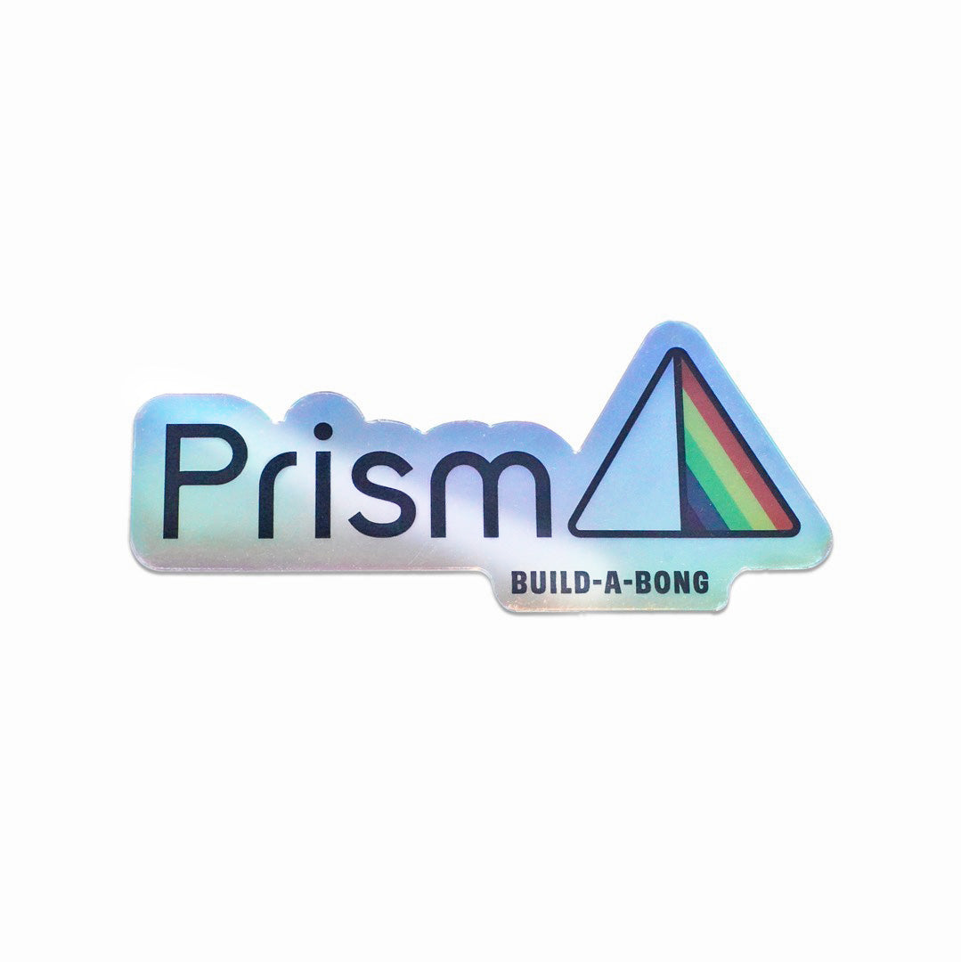 Holographic Prism Logo Sticker