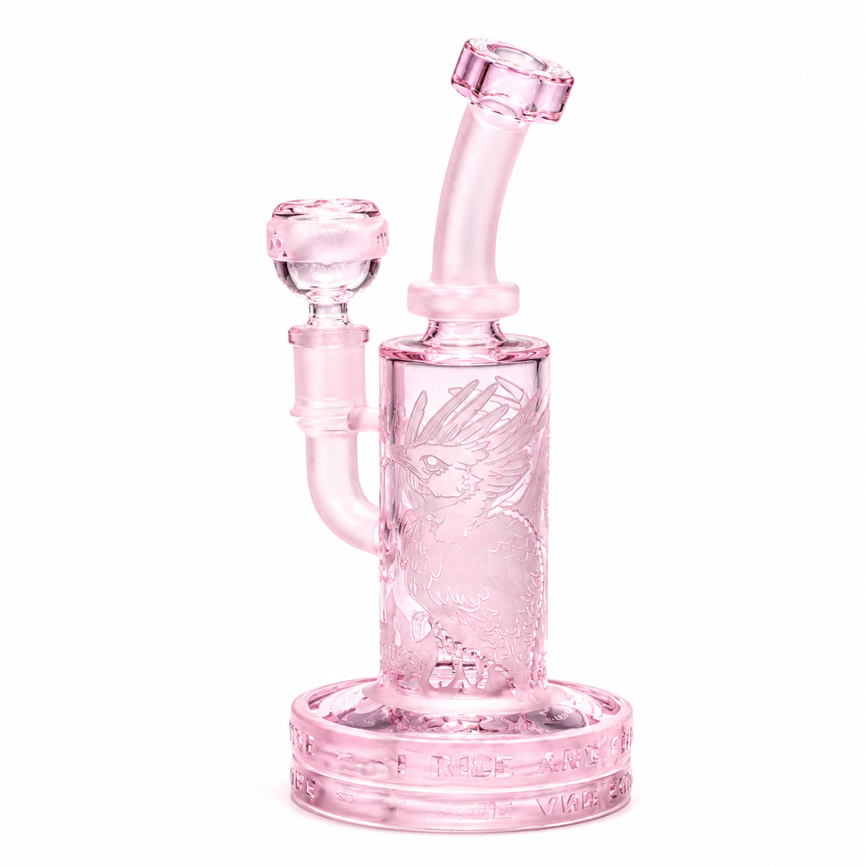 Phoenix: Forged in Fire 6" Pink Cancer Dab Rig