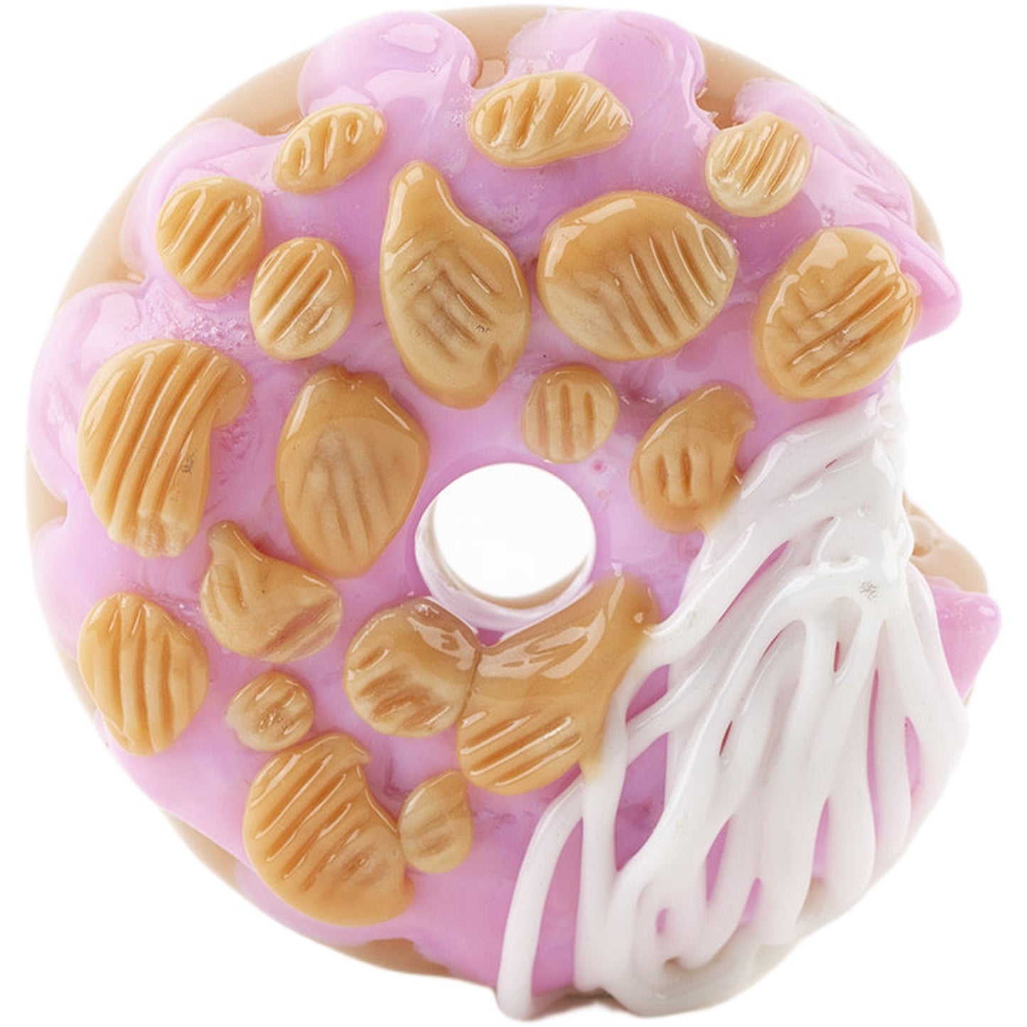 Pink Donut Bite Me Dry Pipe