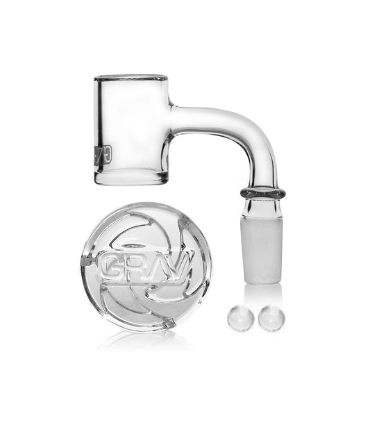 GRAV® 14mm 90° or 45° Seamless Quartz Banger Set