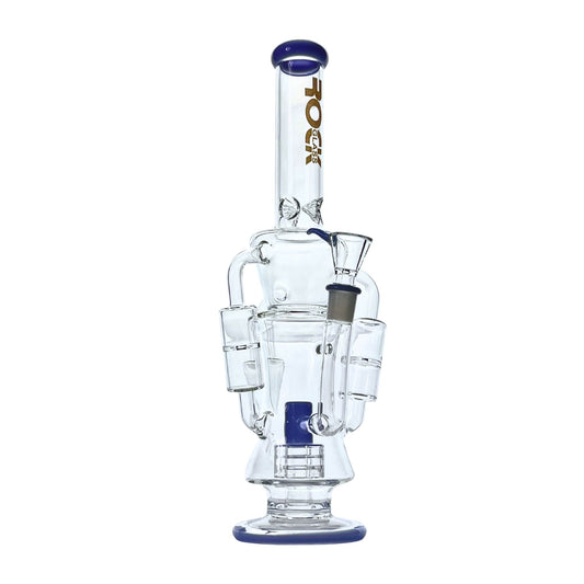 Quantum 16" Rock Glass Stereo Recycler Bong