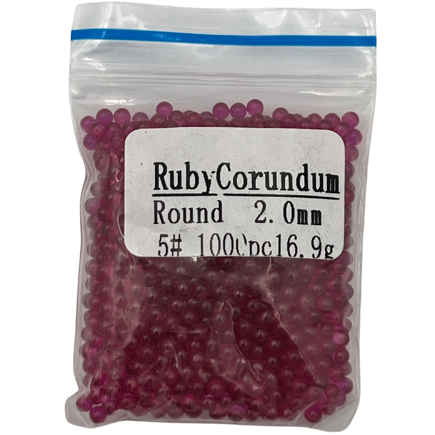 1000pcs 2mm Ruby Balls