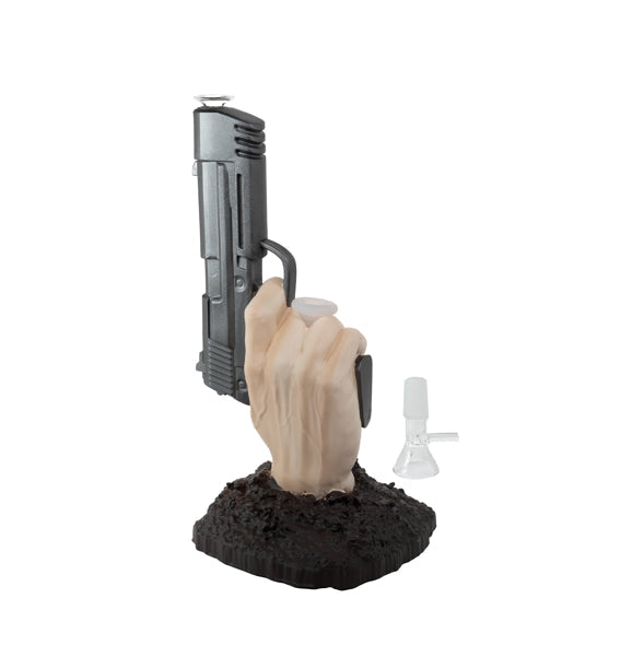 Handgun Design Silicone Bong