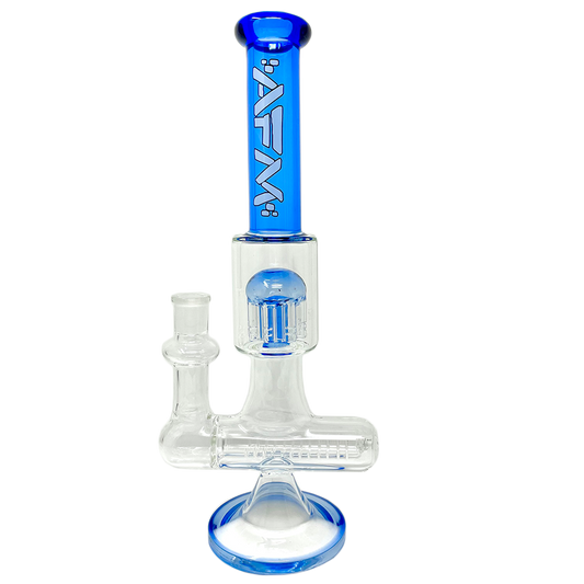 12" AFM Glass Sidewinder Inline Perc Glass Bong