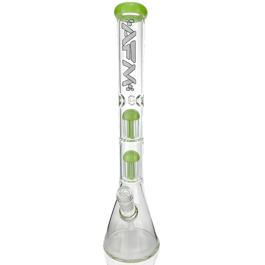 18" AFM Double Hitter 5mm Glass Beaker Bong