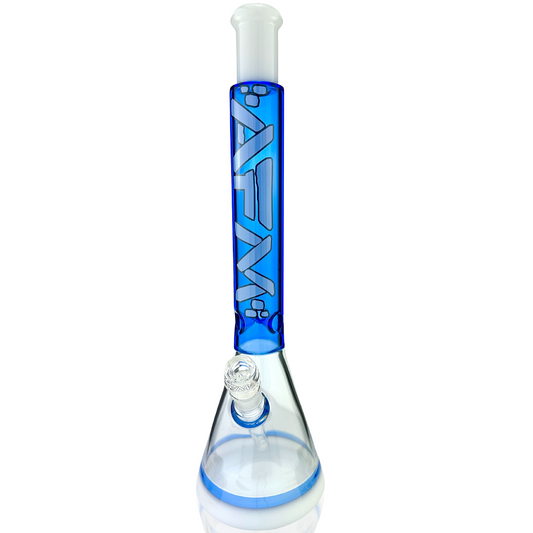 18" AFM Quasar Color Beaker Bong - Ink Blue