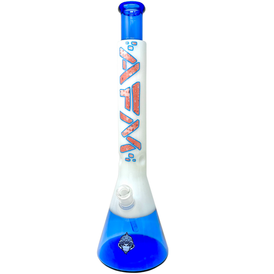 18" AFM Glass Donut Quasar Glass Beaker Bong