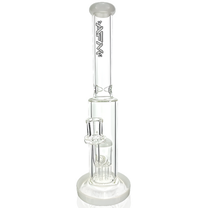 14" AFM Glass Violet Clear Glass Straight Tube