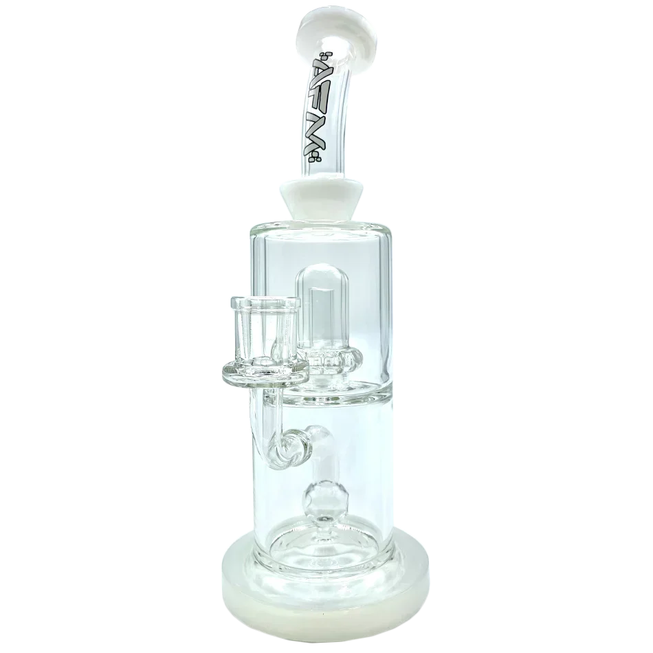 10" AFM Dot Double Perc Glass Dab Rig