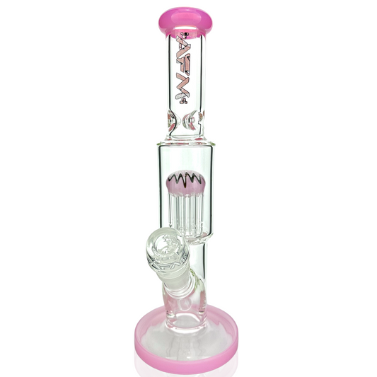 11" AFM Glass Reversal Tree Perc Glass Mini Straight Bong