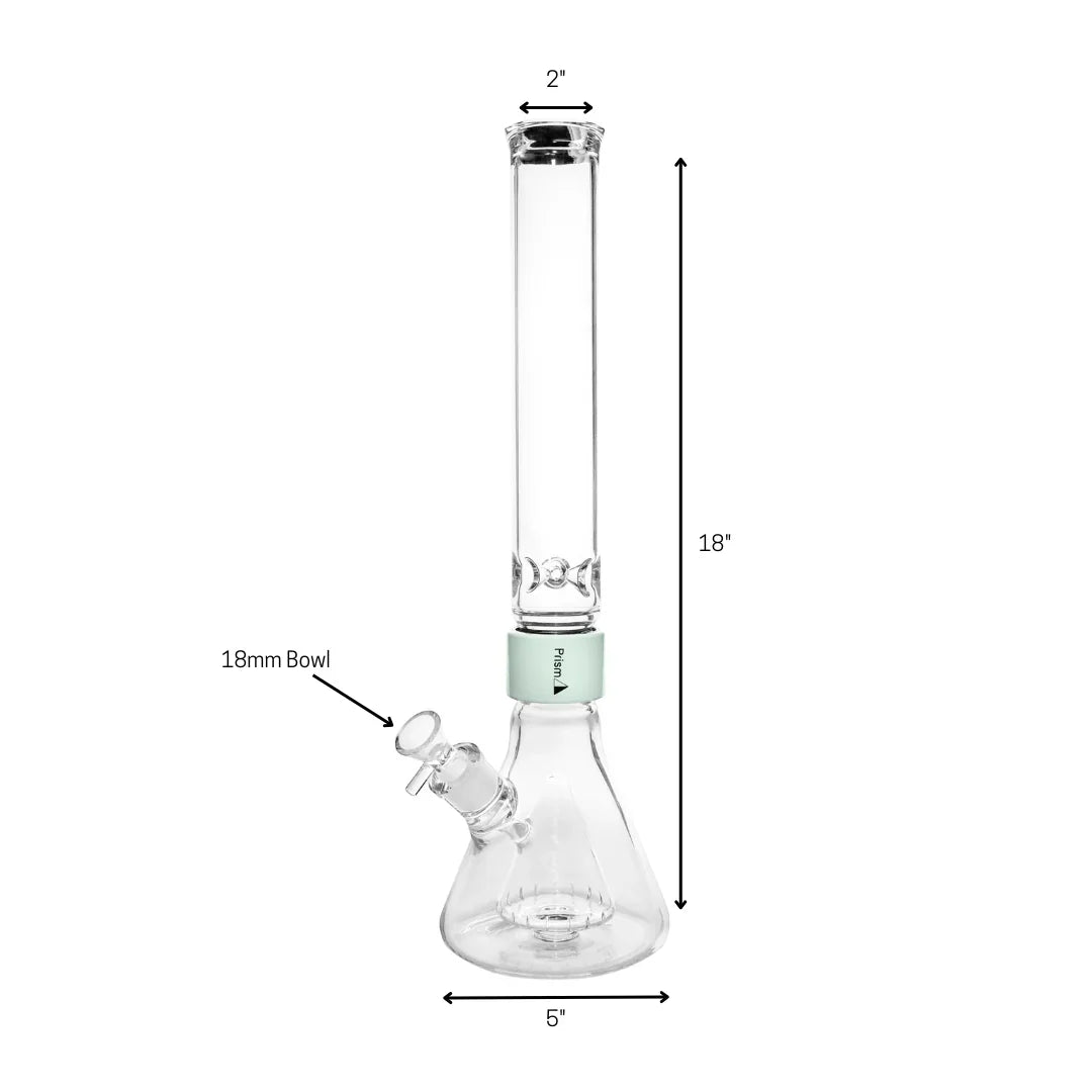 Tall Percolated Beaker Single Stack Clear