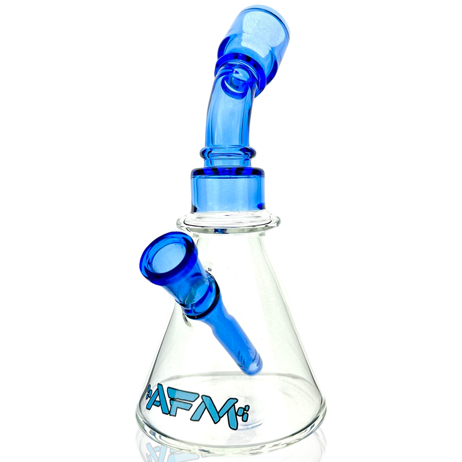 8" AFM One Shot Clear Glass Mini Dab Rig
