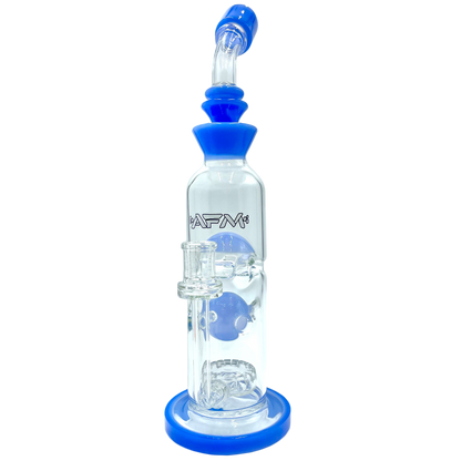 12" AFM Glass Big Swiss Perc Straight Dab Rig