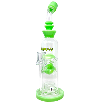 12" AFM Glass Big Swiss Perc Straight Dab Rig