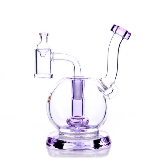 The Stash Shack TerpGlobe 5" Mini Dab Rig with Quartz Banger & Showerhead Perc