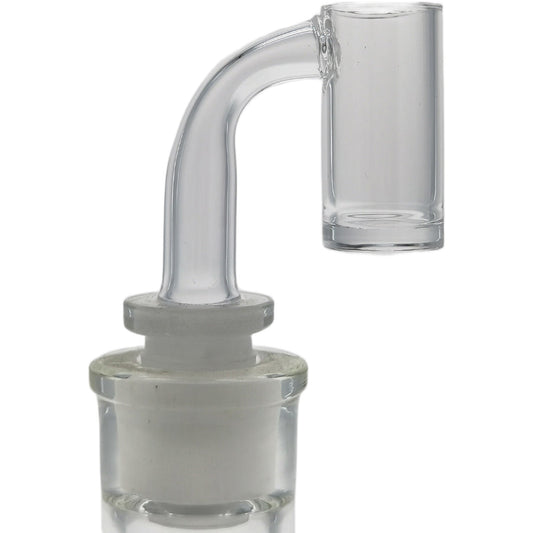 Thick Ass Glass High Airflow Flat Top Quartz Banger - Deep Dish Design