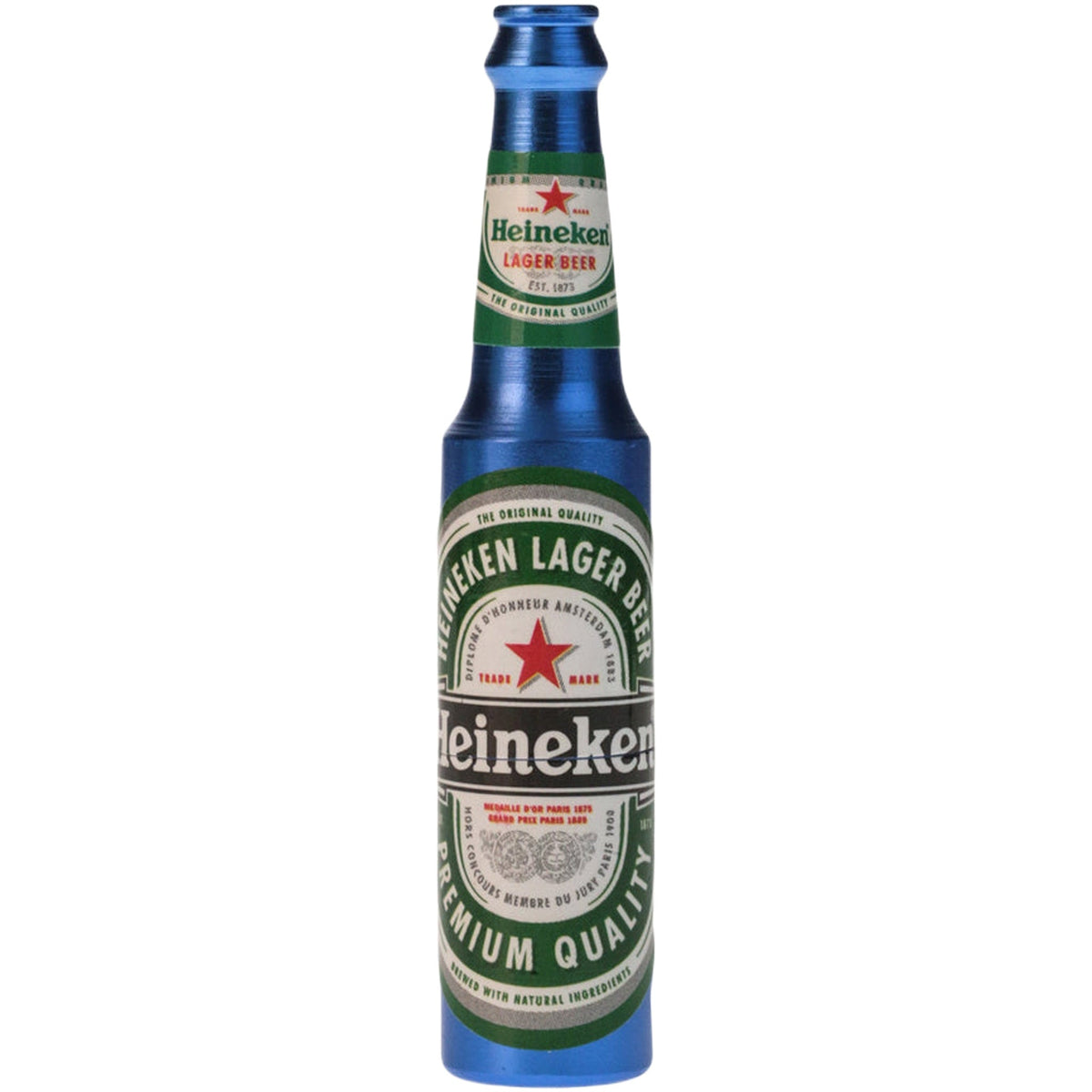Thick Ass Glass Mini Beer Bottle Chillum | 2.75" Stealth Dry Herb Pipe
