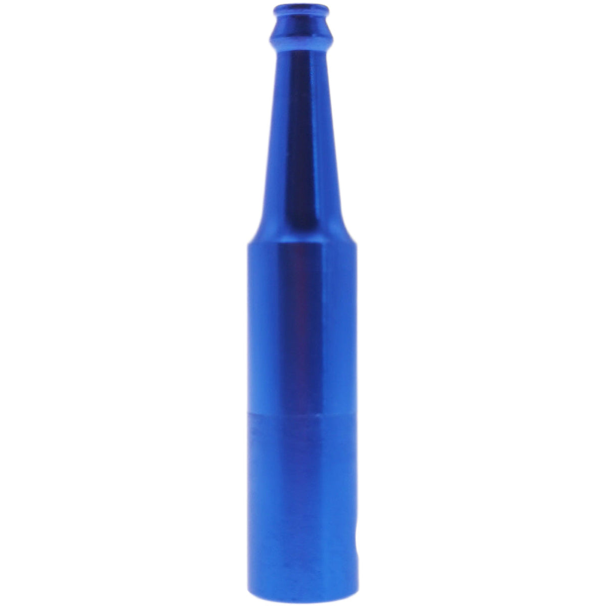 Thick Ass Glass Mini Beer Bottle Chillum | 2.75" Stealth Dry Herb Pipe