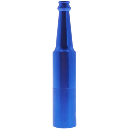 Thick Ass Glass Mini Beer Bottle Chillum | 2.75" Stealth Dry Herb Pipe