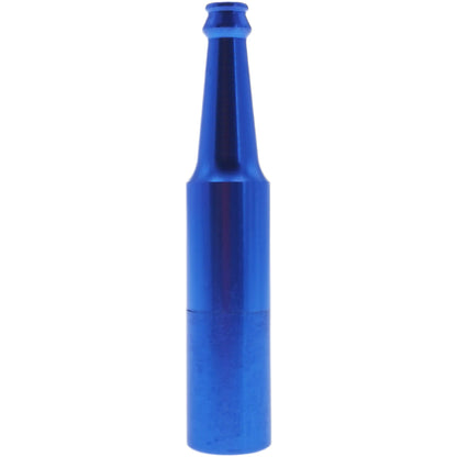 Thick Ass Glass Mini Beer Bottle Chillum | 2.75" Stealth Dry Herb Pipe