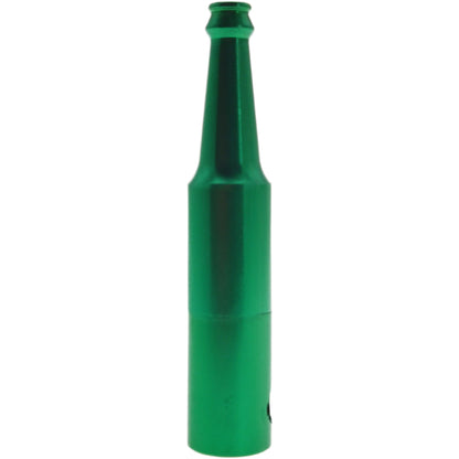 Thick Ass Glass Mini Beer Bottle Chillum | 2.75" Stealth Dry Herb Pipe
