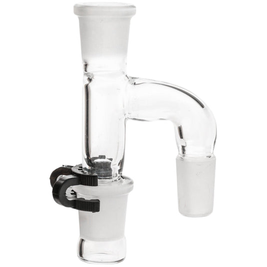 Thick Ass Glass Reclaim Adapter w/ Dish & Keck Clip - 14MM Male to Female