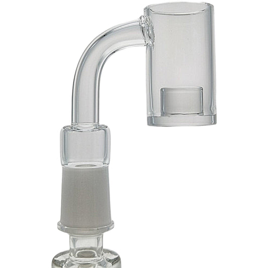 Thick Ass Glass Quartz Banger Flat Top w/ 10MM Core High Flow 25x2-4MM