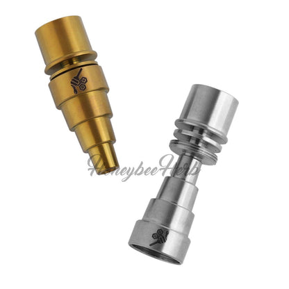 Honeybee Herb Titanium 6-in-1 Enail Dab Nail - Universal Fit & Grade 2