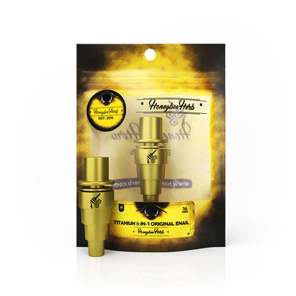 Honeybee Herb Titanium 6-in-1 Enail Dab Nail - Universal Fit & Grade 2