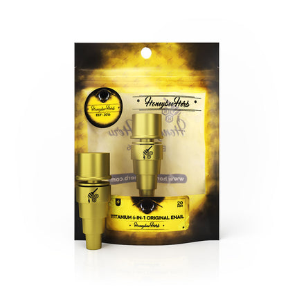 Honeybee Herb Titanium 6-in-1 Enail Dab Nail - Universal Fit & Grade 2