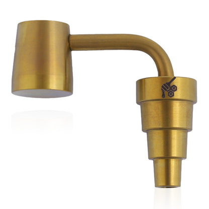Honeybee Herb Titanium 6-in-1 Long-Neck Universal Banger for Dab Rigs