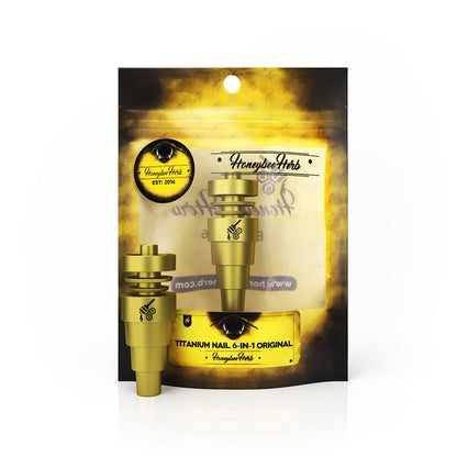 Honeybee Herb Titanium 6-in-1 Dab Nail - Universal Fit & Grade 2