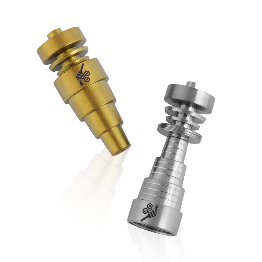 Honeybee Herb Titanium 6-in-1 Dab Nail - Universal Fit & Grade 2