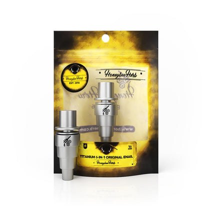 Honeybee Herb Titanium 6-in-1 Enail Dab Nail - Universal Fit & Grade 2